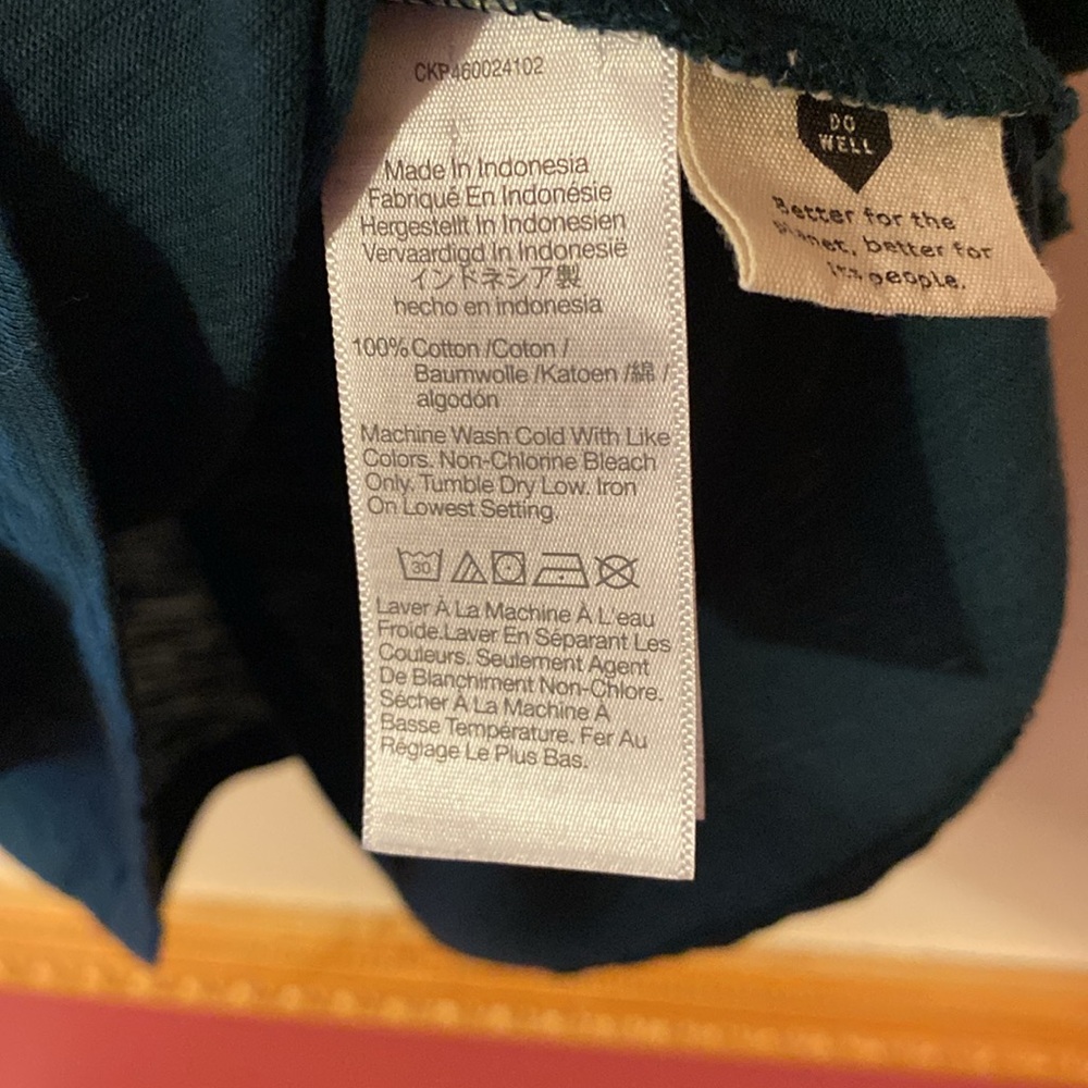 Dark Teal Madewell Tank Top Size Small - Picture 4 of 4